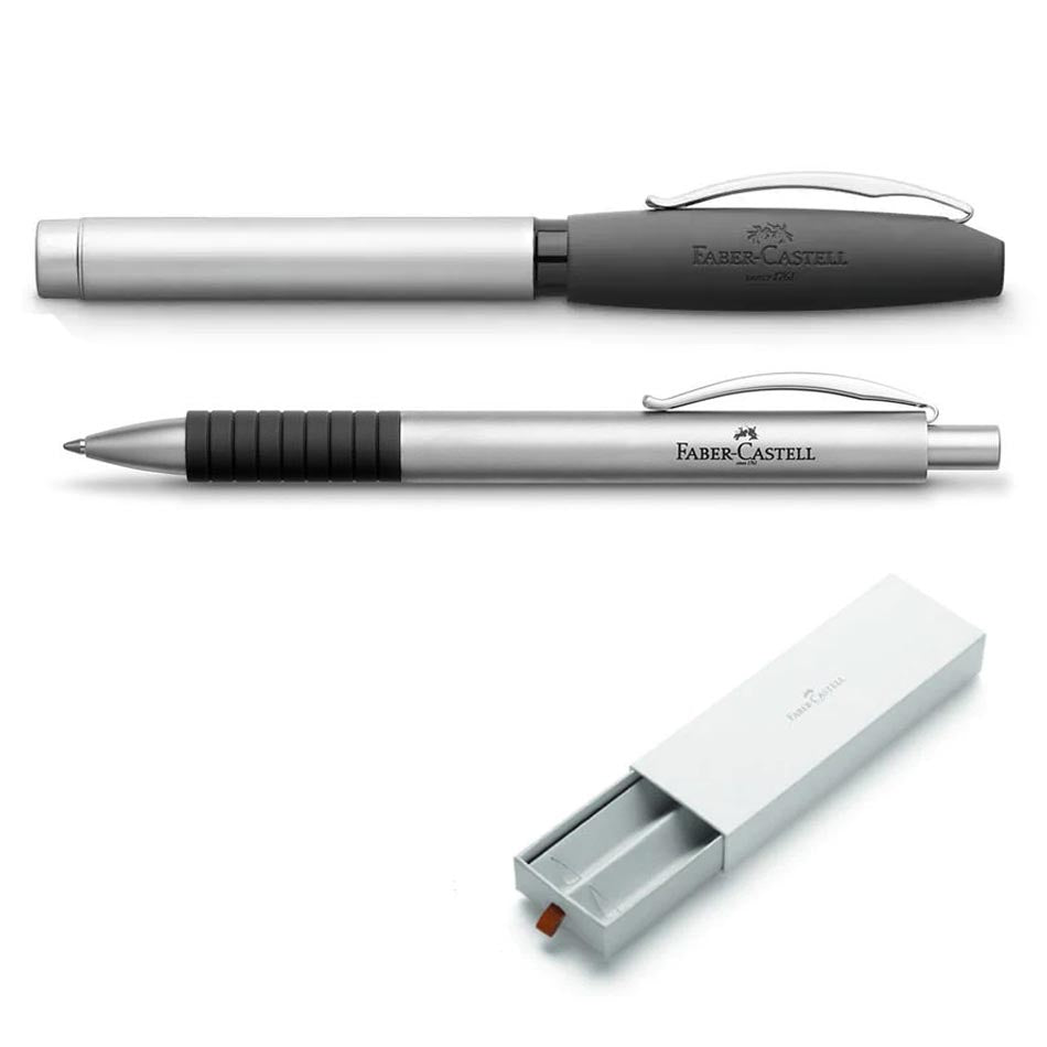 Faber-Castell Essentio Fountain Pen & Ball Pen Set - Metal