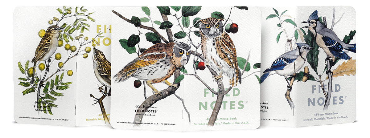 Field Notes Birds and Trees of North America 3 Pack Notebooks