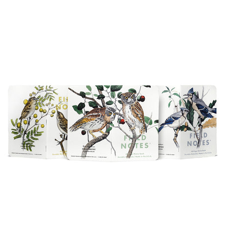 Field Notes Birds and Trees of North America 3 Pack Notebooks