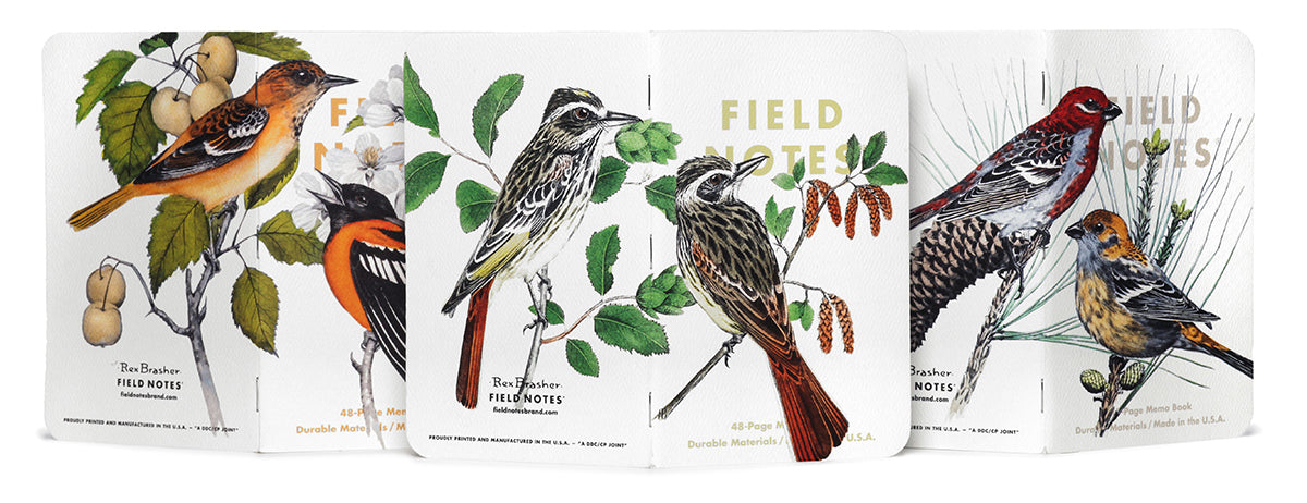 Field Notes Birds and Trees of North America 3 Pack Notebooks