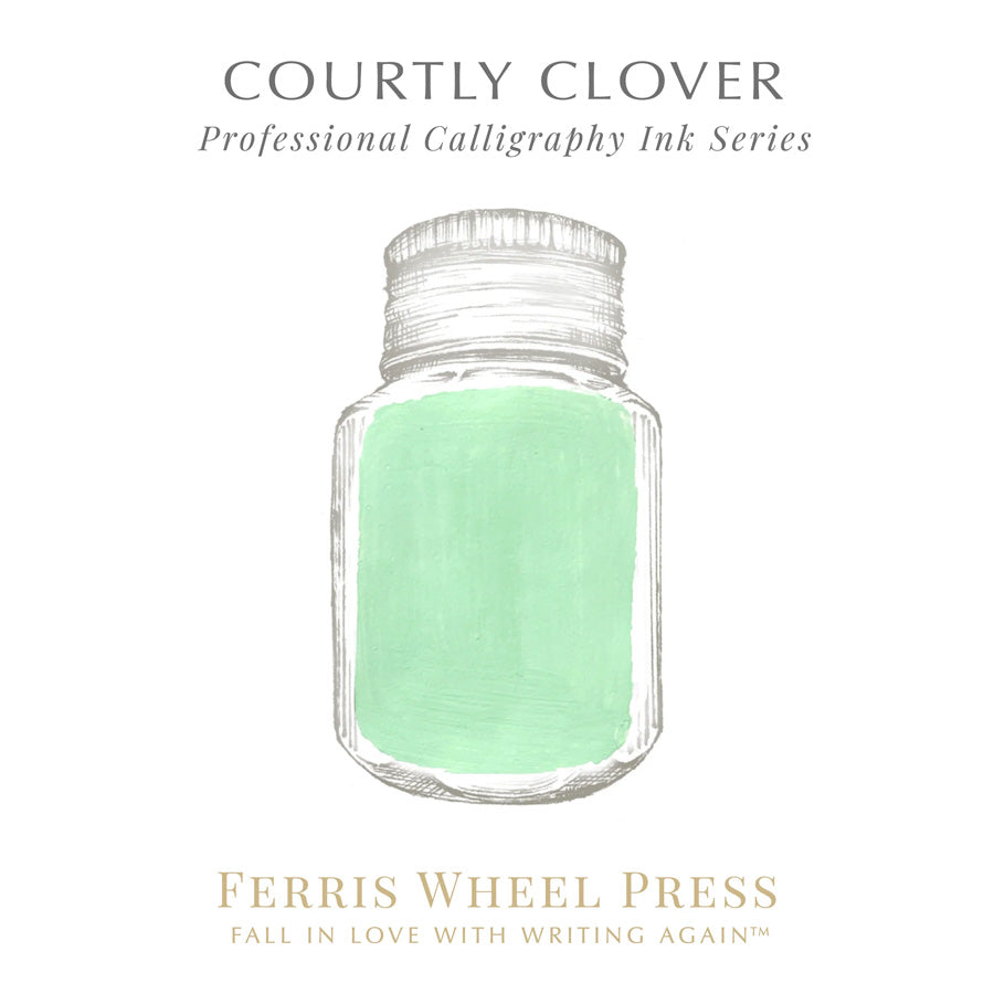 Ferris Wheel Press Calligraphy 28ml Ink - Courtly Clover