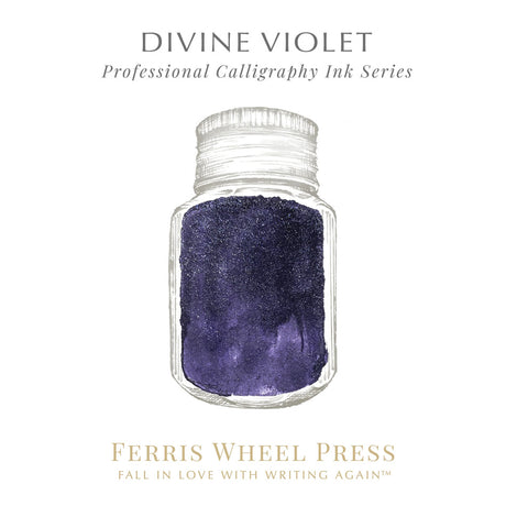 Ferris Wheel Press Calligraphy 28ml Ink - Divine Violet