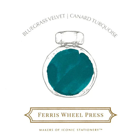 Ferris Wheel Press 38ml Ink - Bluegrass Velvet