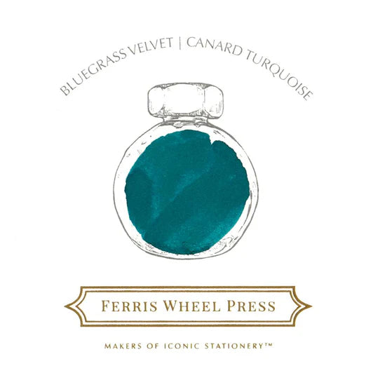 Ferris Wheel Press 38ml Ink - Bluegrass Velvet
