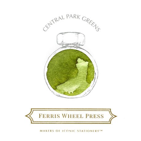 Ferris Wheel Press 38ml Ink - Central Park Greens