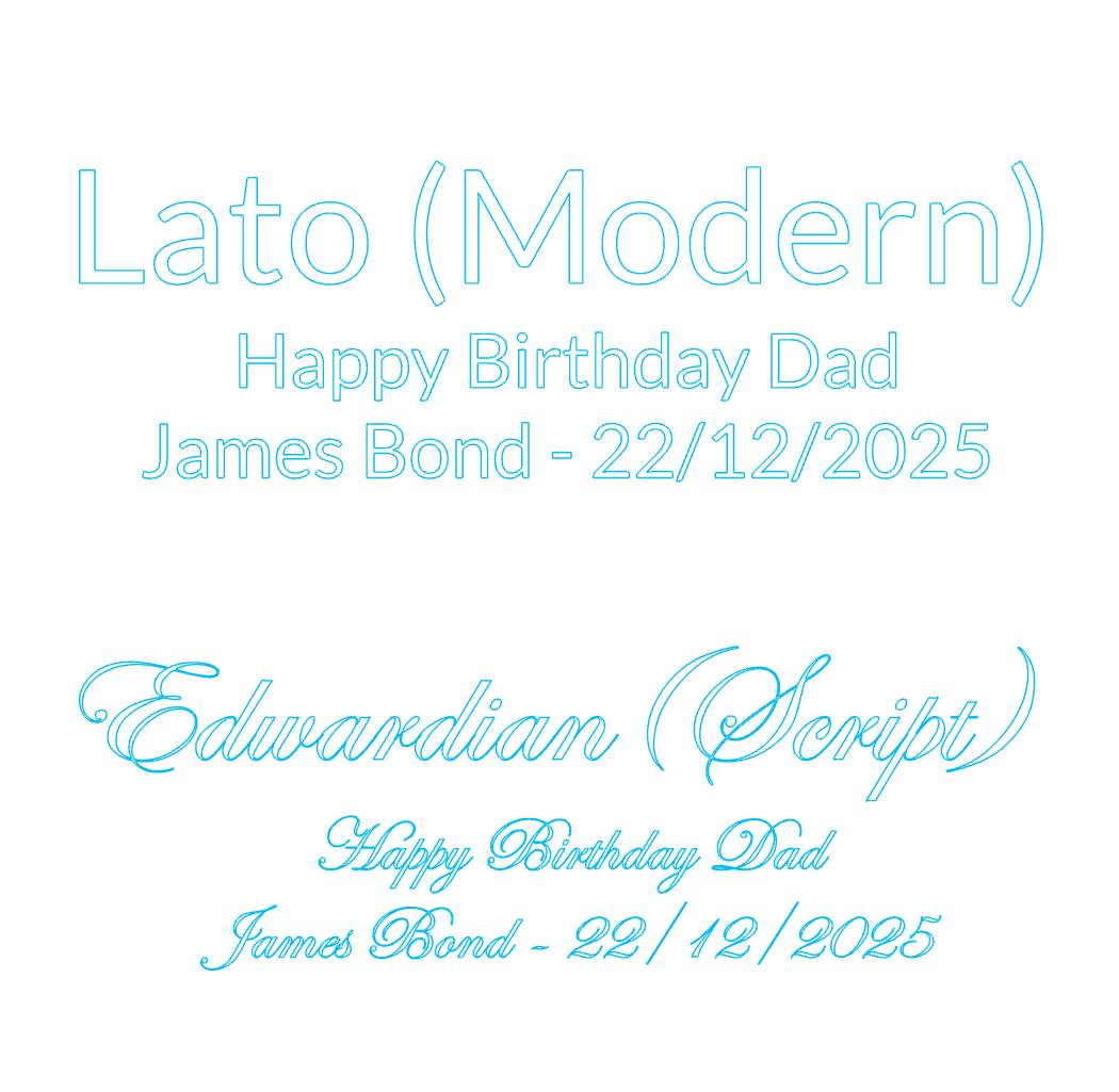 Custom Laser Engraving