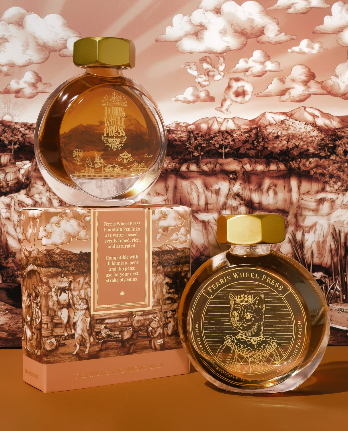 Ferris Wheel Press 38ml Ink - Terracotta Canyon