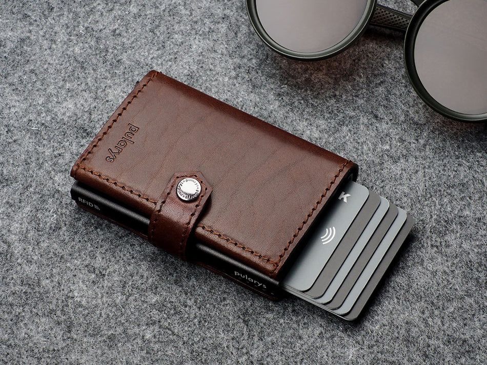 Pularys RFID Hiker Wallet - Nomad Leather | Pure Pens