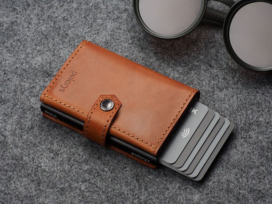 Pularys RFID Hiker Wallet - Nomad Leather | Pure Pens