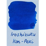 Pilot Iroshizuku Fountain Pen Ink - Kon-Peki (Deep Cerulean Blue)