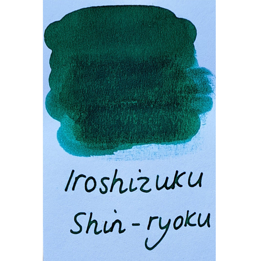 Pilot Iroshizuku Fountain Pen Ink - Shin-Ryoku (Forest Green)