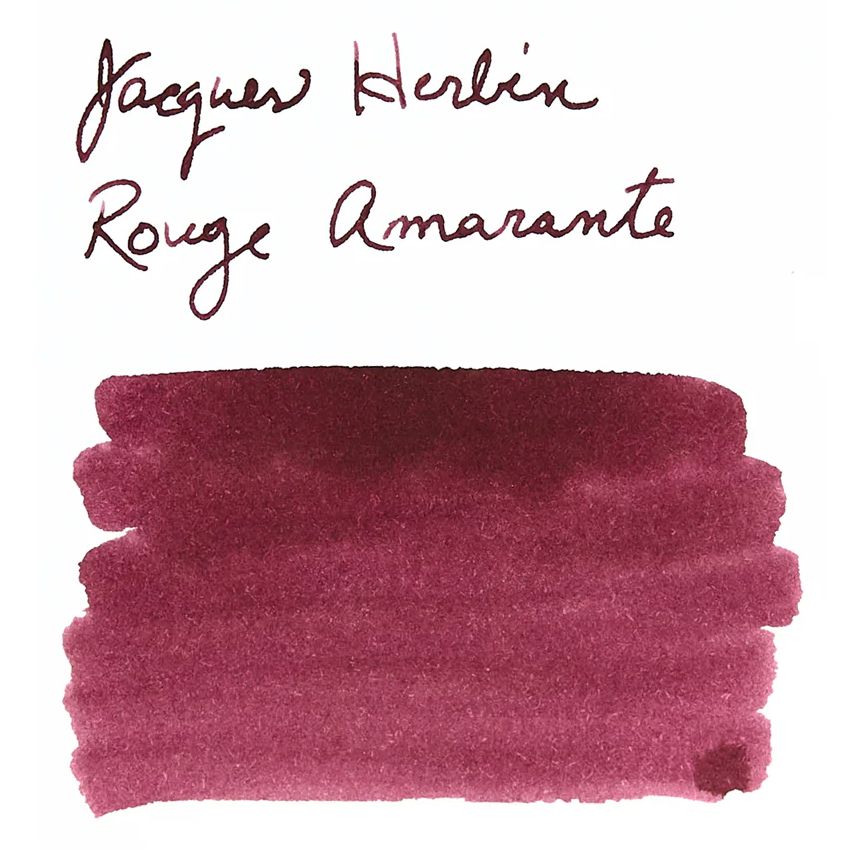 Herbin 'D' Bottled Ink Rouge Amarante (Red Amaranth) Pure Pens