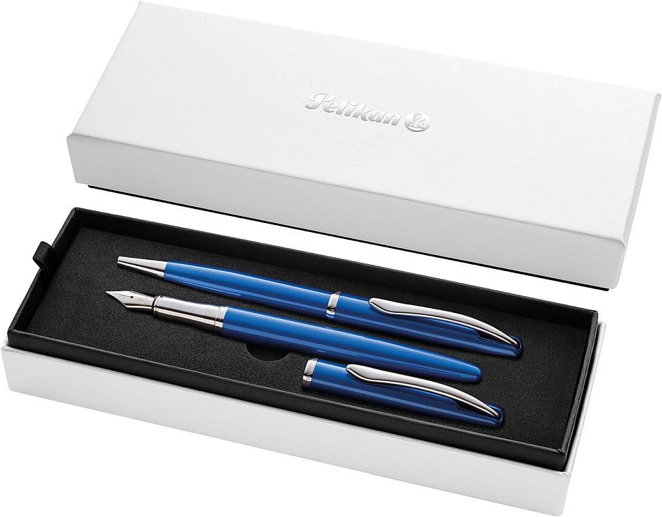 Pelikan Jazz Fountain Pen & Ball Pen Set - Sapphire