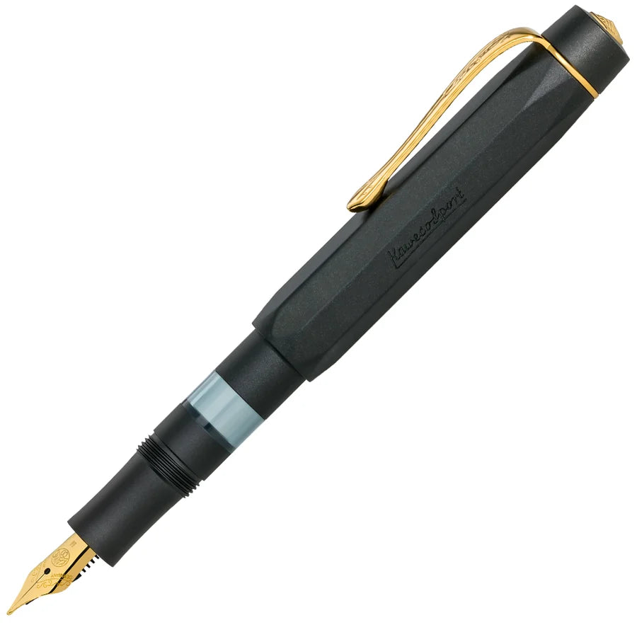 Kaweco Sport AL Piston Filler Fountain Pen - Black