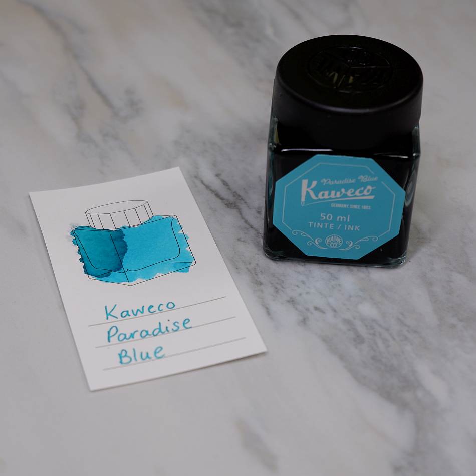 Kaweco Bottled Ink 50ml - Paradise Blue