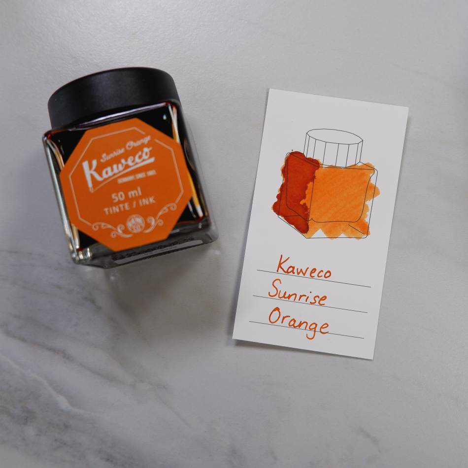 Kaweco Bottled Ink 50ml - Sunrise Orange
