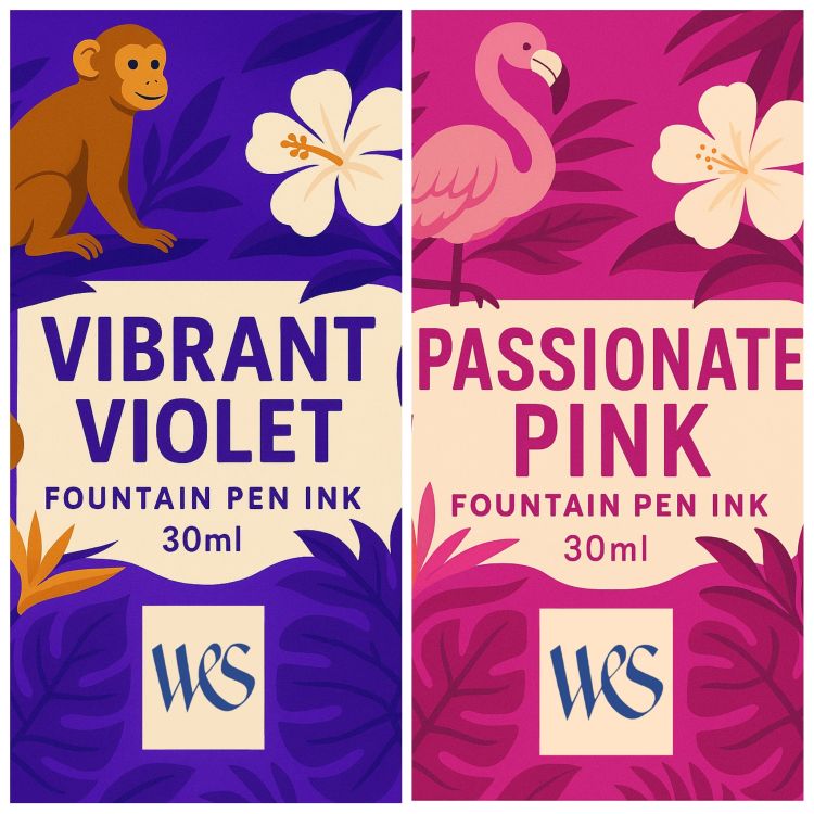 Writing Equipment Society x Pure Pens Ink Set (WES Tropicals)