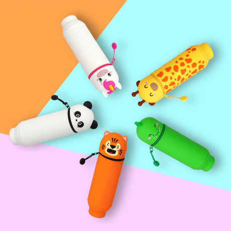 Legami 2 in 1 Soft Silicone Kawaii Pencil Case