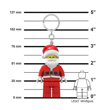 Lego Santa Keychain LED Light - Extra Large