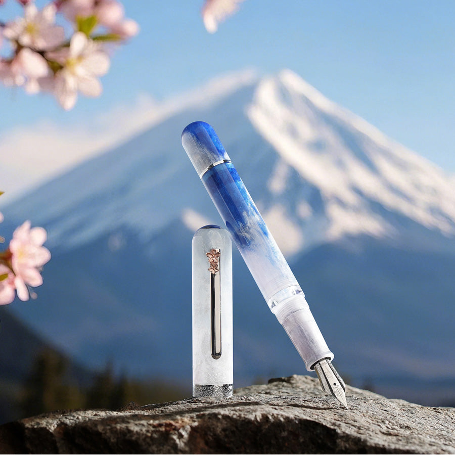 Nahvalur Voyage Fountain  Pen - Cherry Blossom