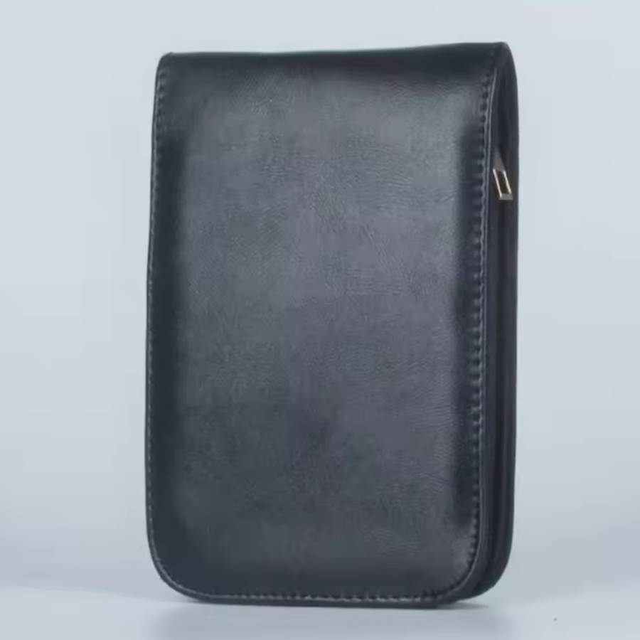 PU Leather 12 Pen Zip Case
