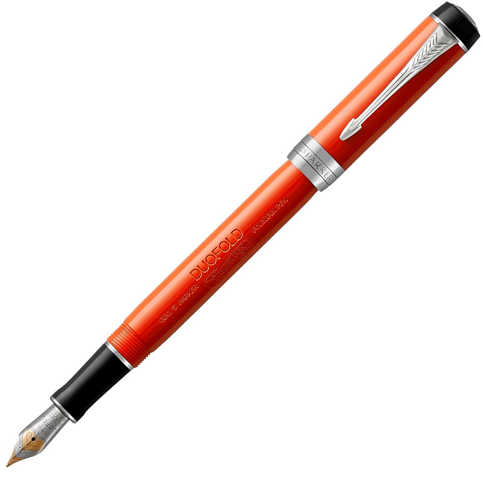 Parker Duofold Centennial Fountain Pen - Big Red Vintage | Pure Pens