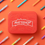 Pentel Mattehop Gel Pen Complete Set Tin of 21