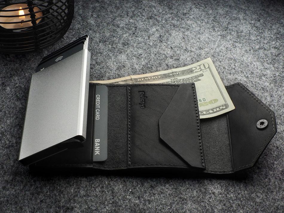 Pularys Porter RFID Wallet - Nomad Leather