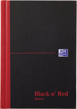 Oxford - Red N' Black Notebook A6