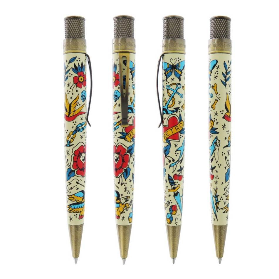 Retro 51 Tornado Popper Rollerball Pen - Retro Ink