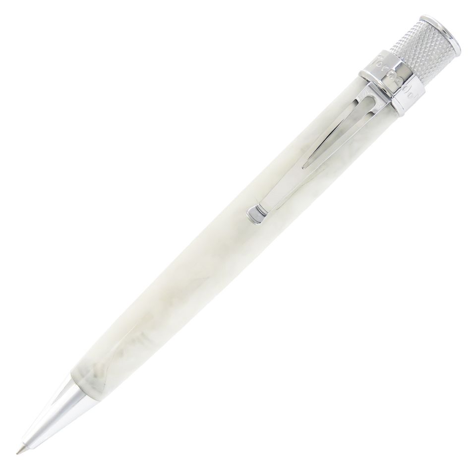 Retro 51 Tornado VAULT Rollerball Pen - Opal White Acrylic