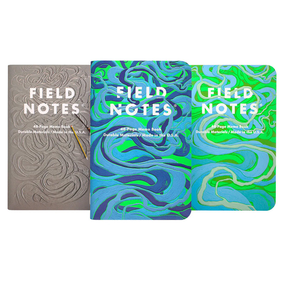 Field Notes River 3 Pack Notebooks