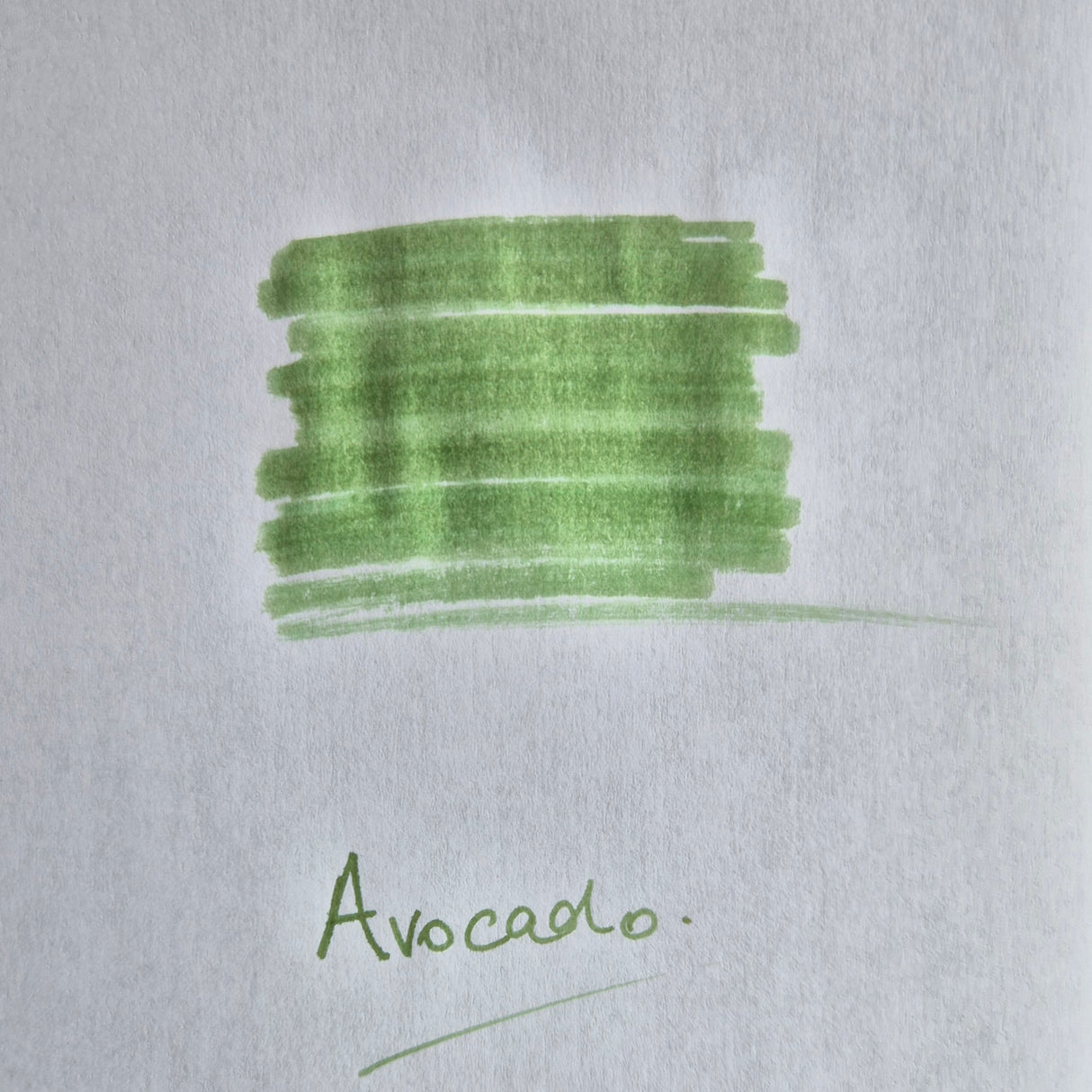 Robert Oster Avocado Ink Swatch 