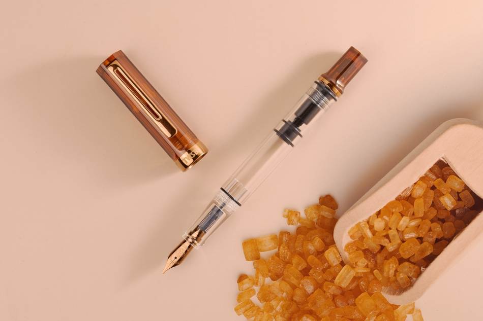TWSBI Eco Fountain Pen - Rootbeer & Bronze