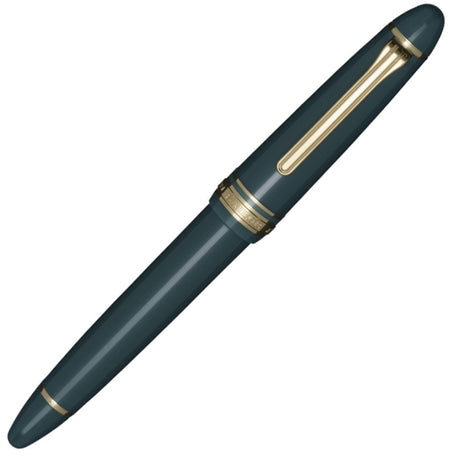 Sailor 1911 Casual L Basis Gold Trim Fountain Pen - Muted Green