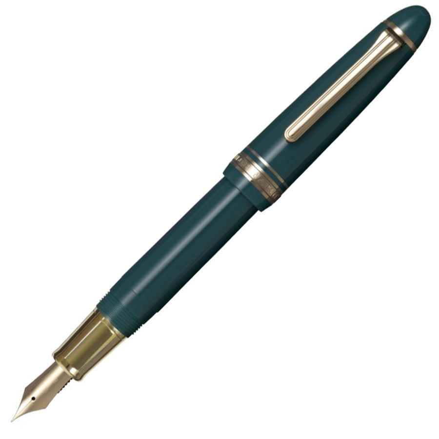 Sailor 1911 Casual L Stable Gold Trim Fountain Pen Muted Green