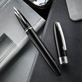 Sheaffer Legacy Fountain Pen - Glossy Black & Chrome Plated