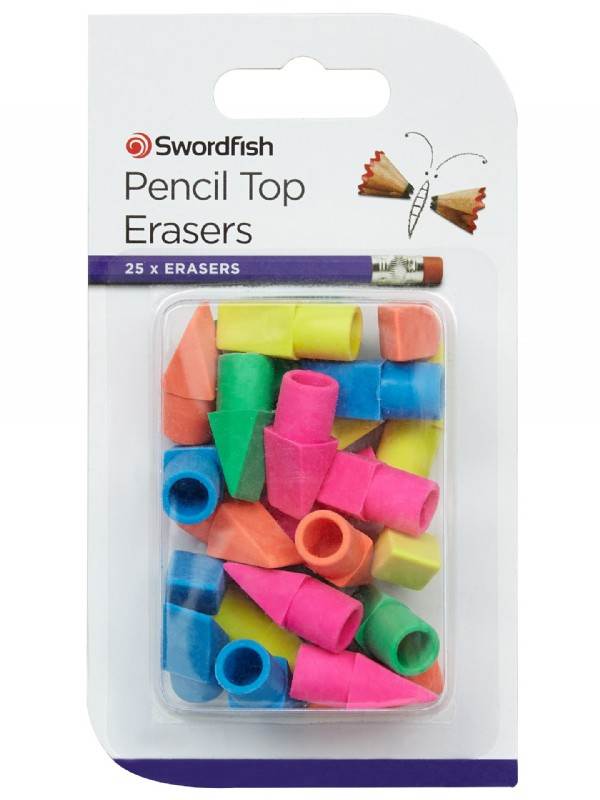 Swordfish Rubber Pencil Toppers