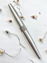 The Good Blue R615 Fountain Pen - Custom Silver and Steel