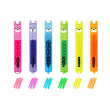 Legami Teddy's Mood 6 Neon Mini Highlighters