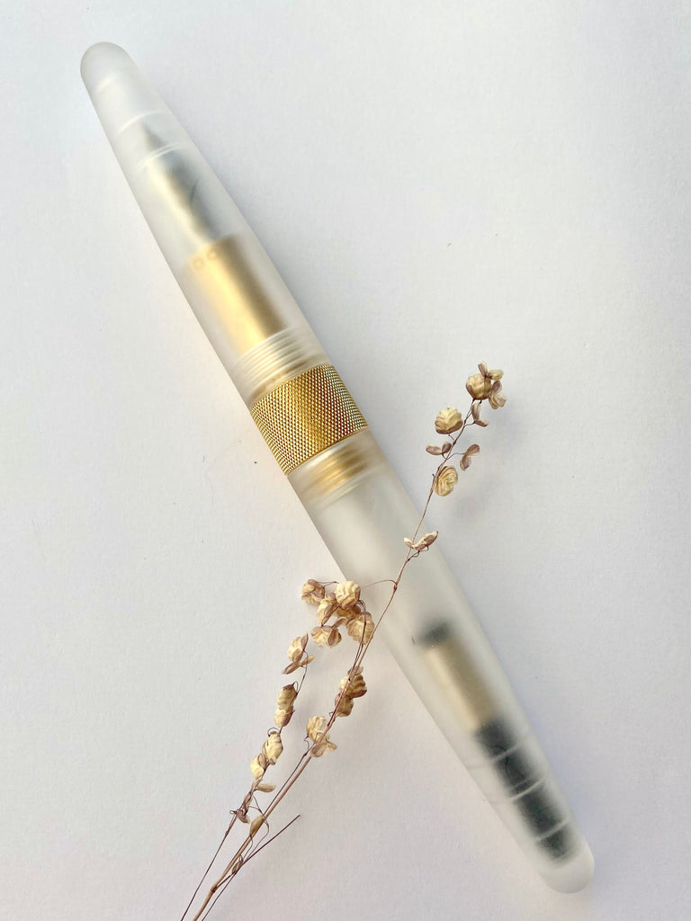 The Good Blue R615 Fountain Pen - Flame Grilled Polycarbonate