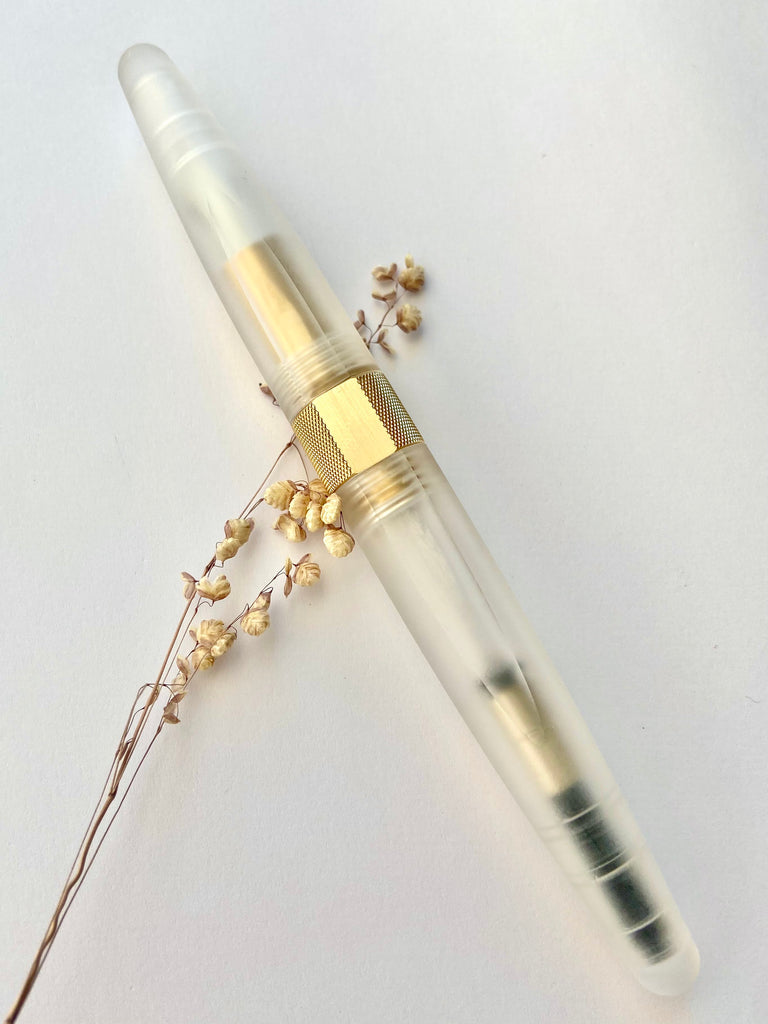 The Good Blue R615 Fountain Pen - Flame Grilled Polycarbonate