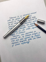 The Good Blue L130 Fountain Pen - Titanium Special Edition