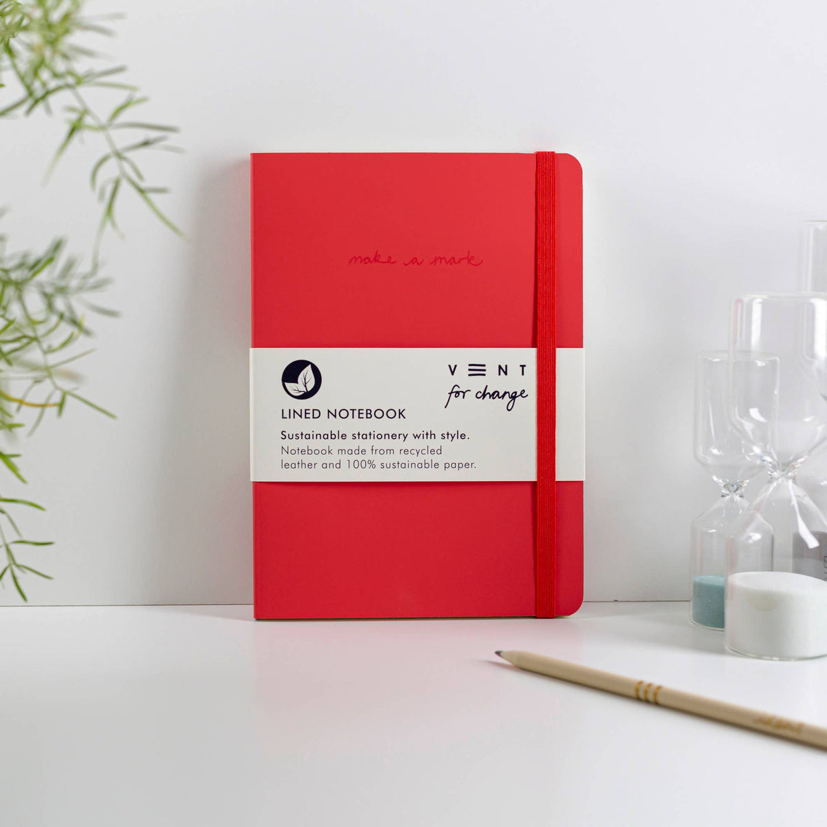 VENT for Change - Make a Mark Recycled Leather A5 Journal | Notebook