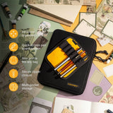 LOCHBY Canvas Daily Zip Folio A5