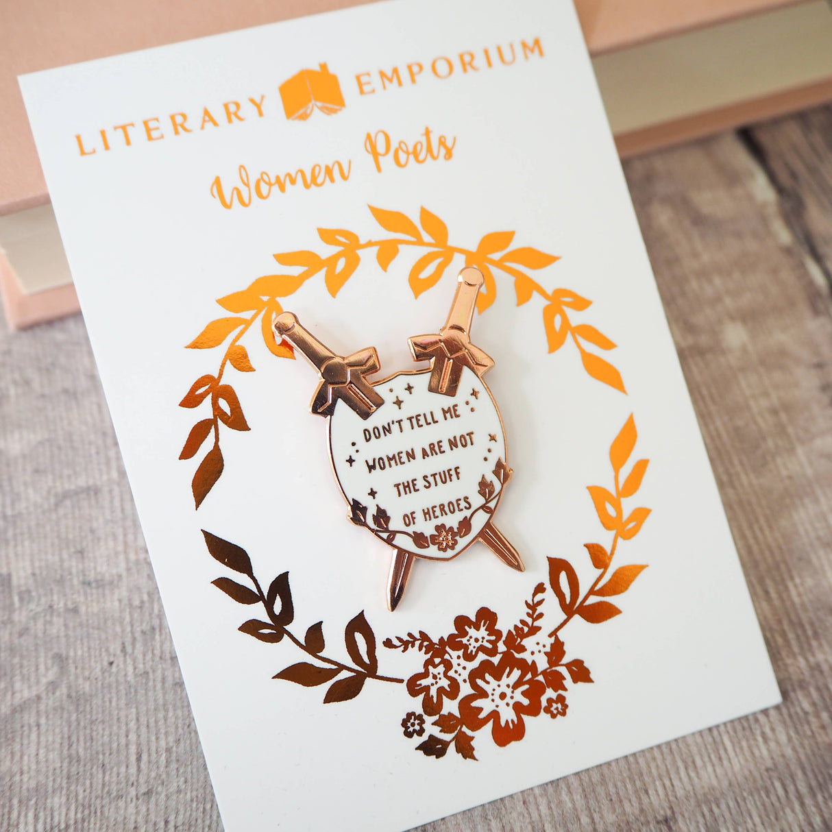Literary Emporium Qiu Jin Enamel Pin Badge - Women Poets Collection