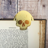 Literary Emporium Shakespeare Hamlet Skull Brass Bookmark 'To Read Or . . .'