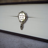 Literary Emporium - The Picture of Dorian Gray Enamel Pin Badge - Gothic Mirror