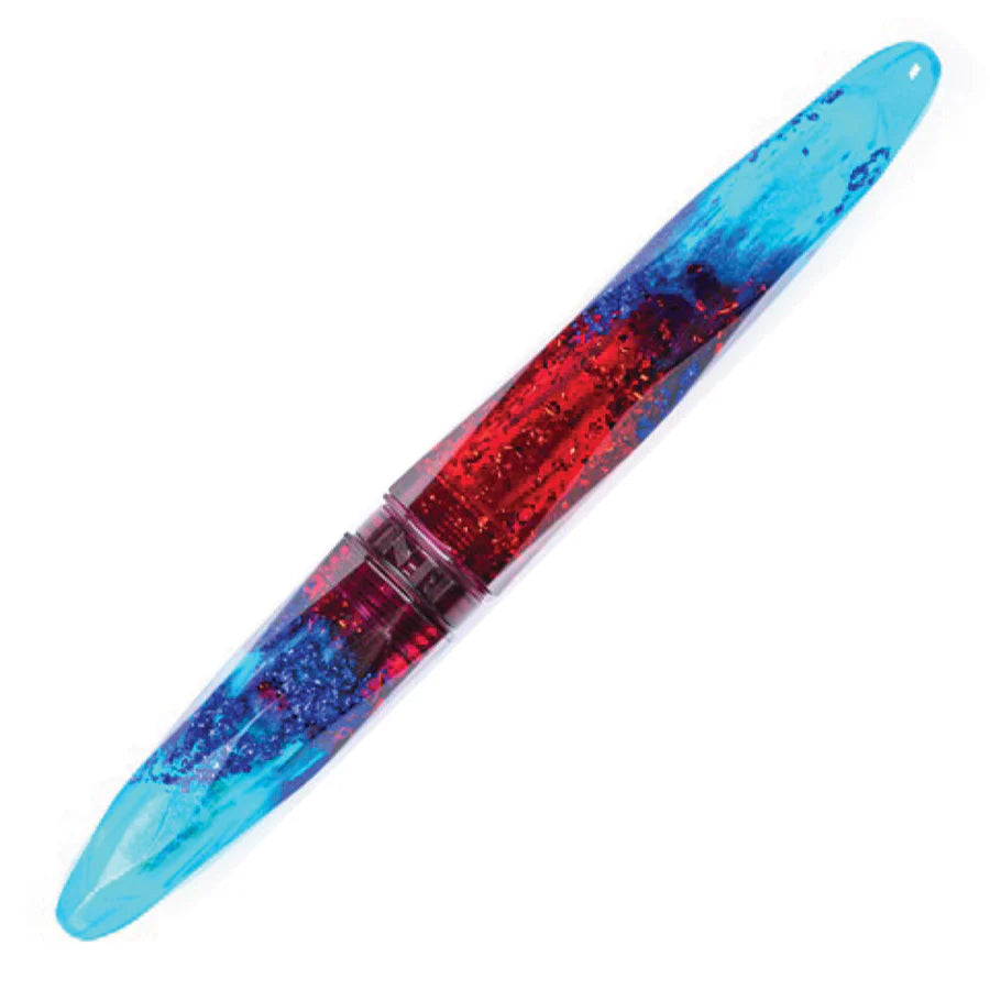 Benu Briolette Fountain Pen - Fiery Azure