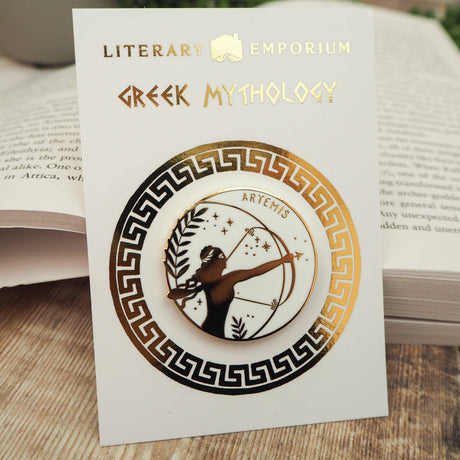 Literary Emporium Artemis Enamel Pin Badge - Greek Mythology Collection